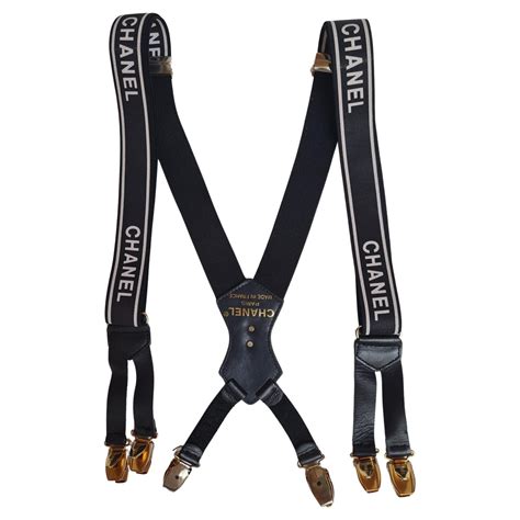 chanel suspenders cheap|chanel suspenders for sale.